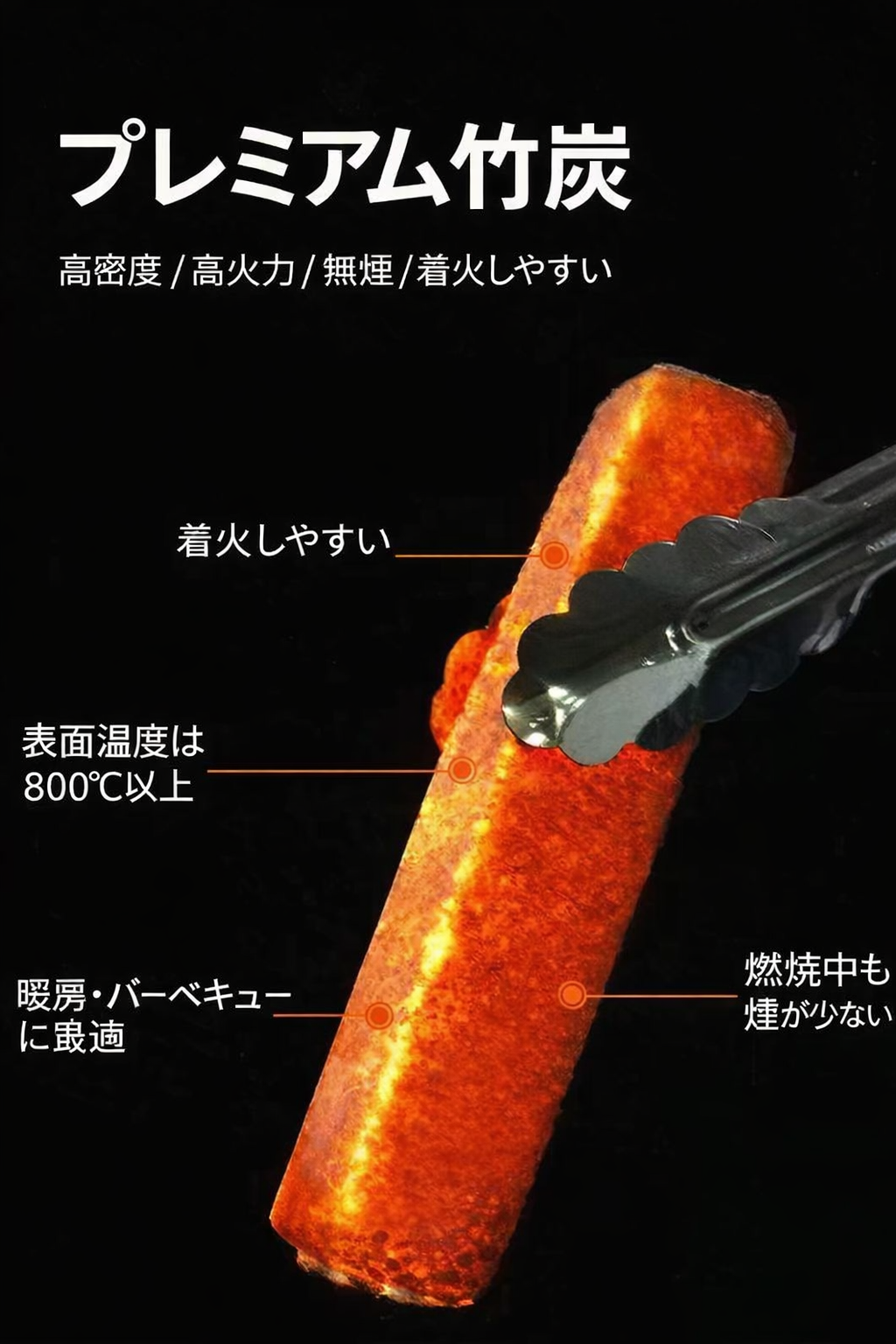 プレミアム竹炭ブリケット